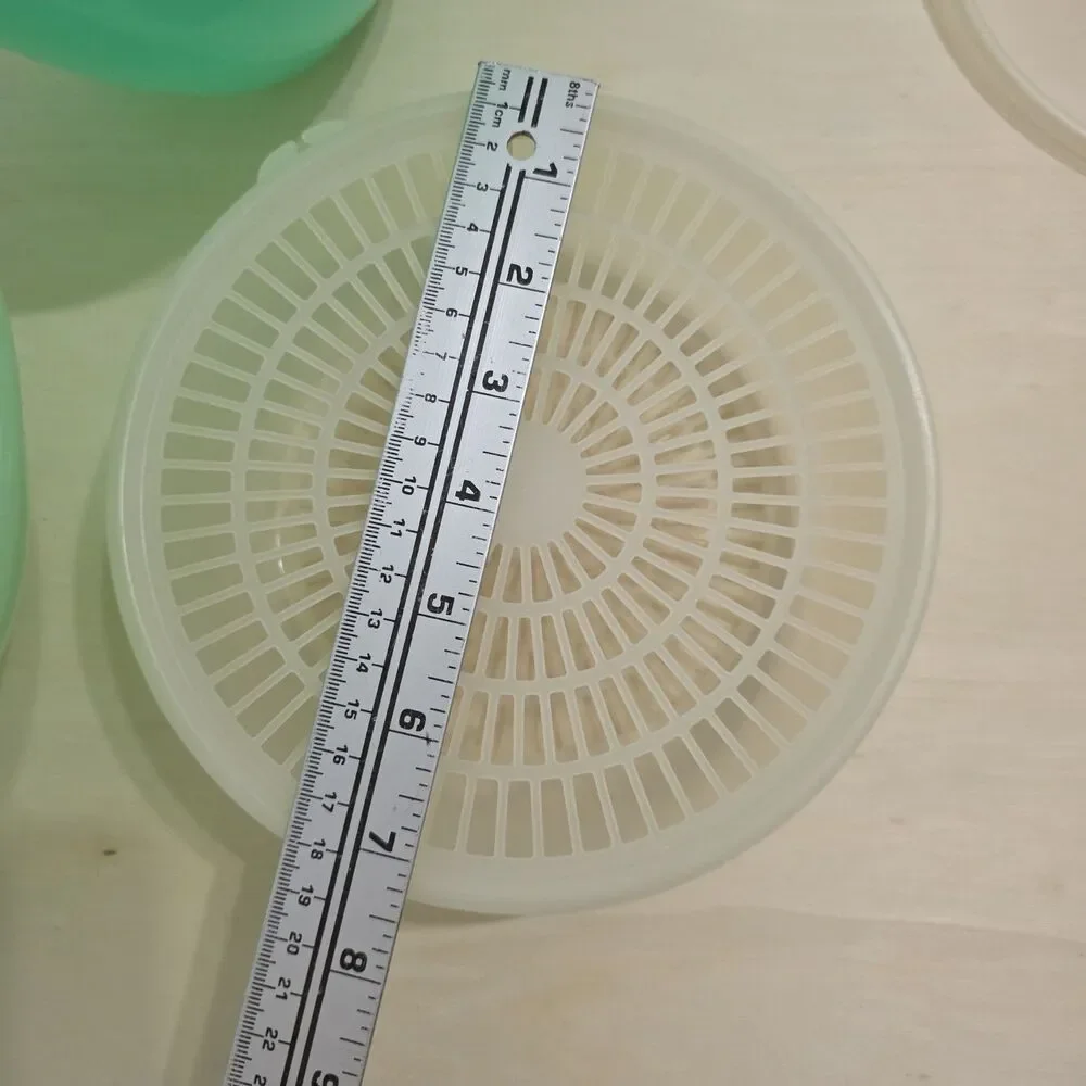 Tupperware Vintage Jadeite Green Colander 339 Crisp It 679 Berry Strainer 1830